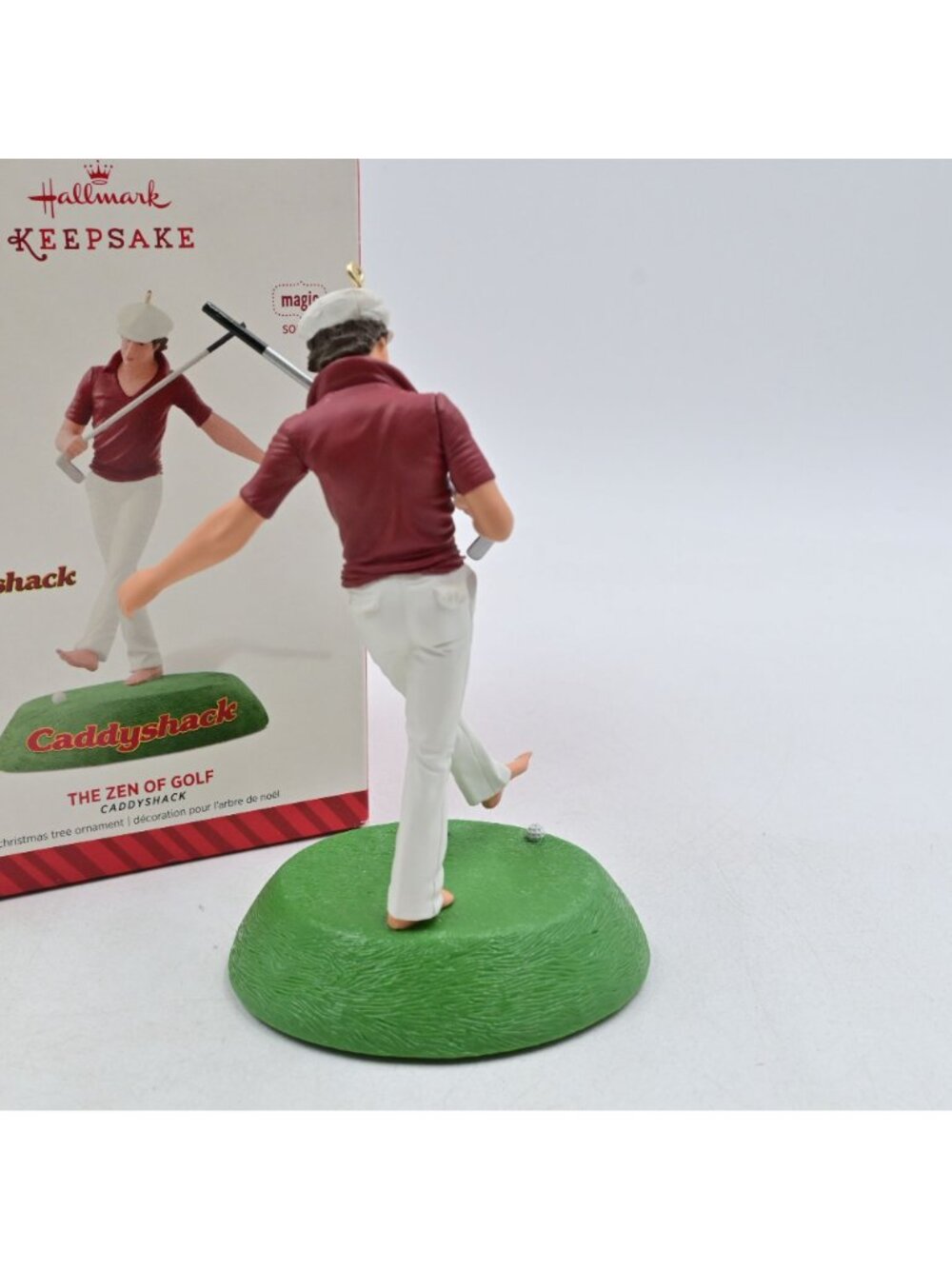 Hallmark Keepsake Caddyshack The Zen Of Golf Christmas Ornament Sound 2014 NIB - Picture 4 of 9